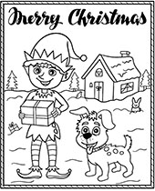 christmas horse coloring pages