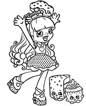 Rainbow Kate doll to color