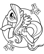 My Little Pony free coloring picture