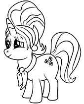 A pony to color for free