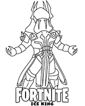 ice king coloring page fortnite series - images of fortnite characters to color