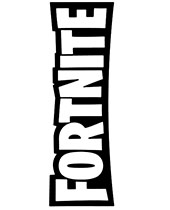 Big Vertical Fortnite picture to color