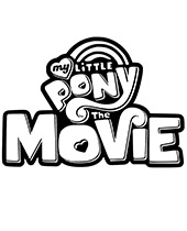 My Little Pony movie logo to print