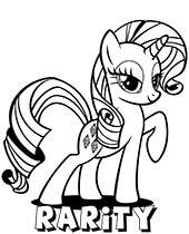Miniature of Rarity coloring page