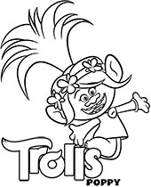 Original Trolls coloring pages