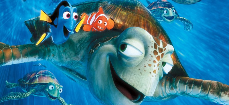 Finding Nemo characters screen