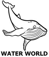 Water world coloring pages category