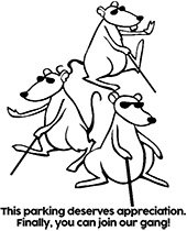 Blind mice coloring pages for bad drivers