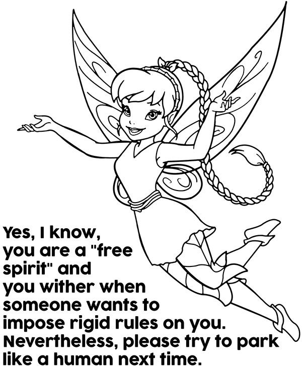 Yes I know you are a free spirit coloring page