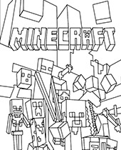Printable Minecraft picture for kids