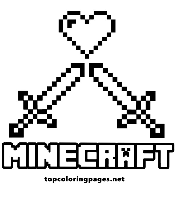 Download Minecraft coloring pages joint Topcoloringpages.net