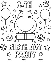Funny invitation for birthday party