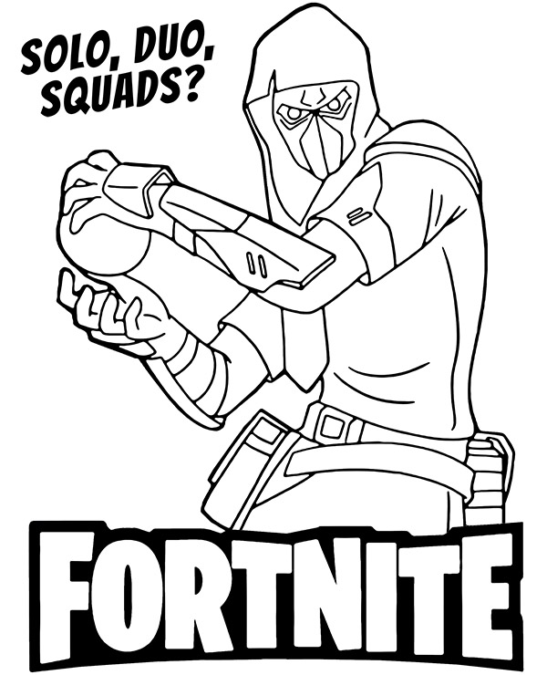 Free Fortnite coloring page - Topcoloringpages.net