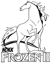 Horse Nokk coloring page, sheet