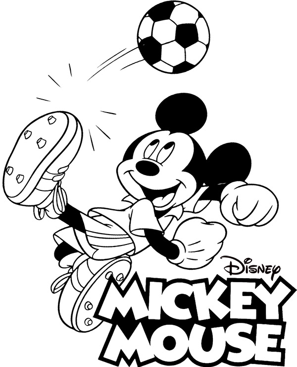 Mickey Mouse coloring page Disney