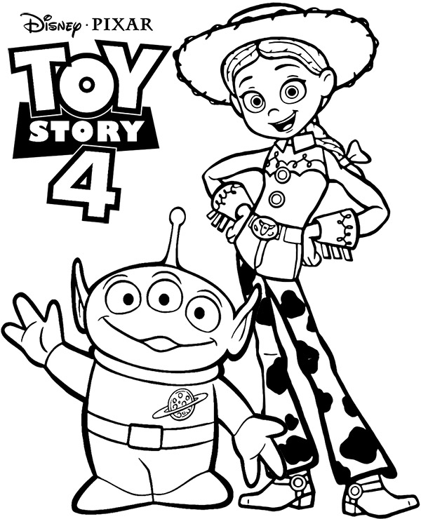 Toy Story 4 coloring page Disney