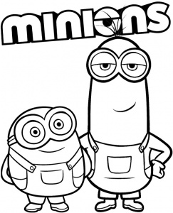 Minions Coloring Pages to Print