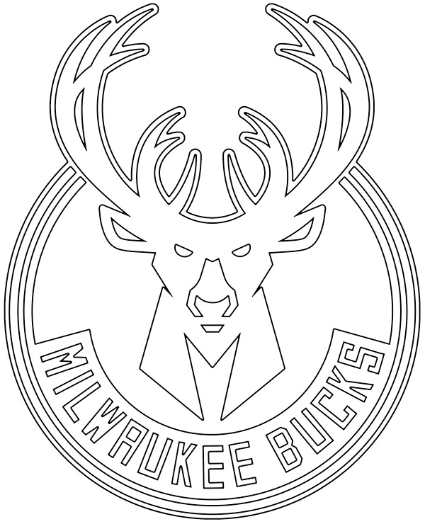 Printable Milwaukee Bucks Logo Topcoloringpages Net