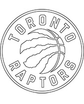 Toronto Raptors logo to print