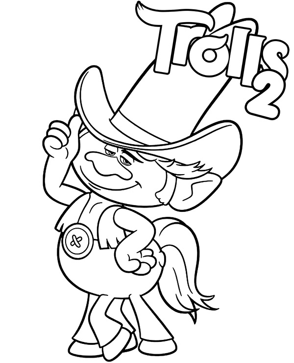 Hickory coloring page Trolls World Tour - Topcoloringpages.net