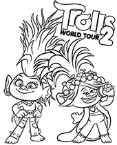 Free Printable Trolls 2 Guy Diamond Coloring Page  Poppy coloring page,  Cartoon coloring pages, Coloring pages