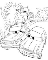 Printable Cars coloring page for free