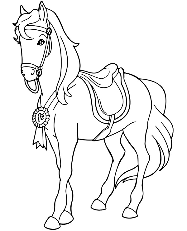 Barbie's horse coloring page Dancer