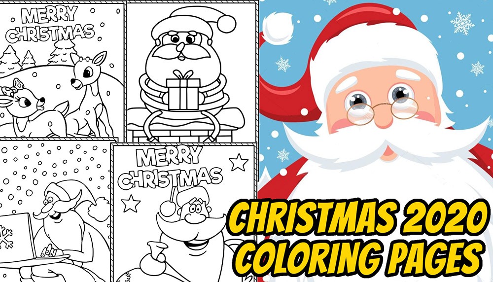 Printable Christmas coloring pages 2020 blog