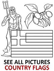 See all flags of countries coloring pages
