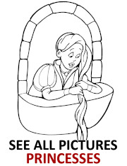 All princess coloring pages agregated