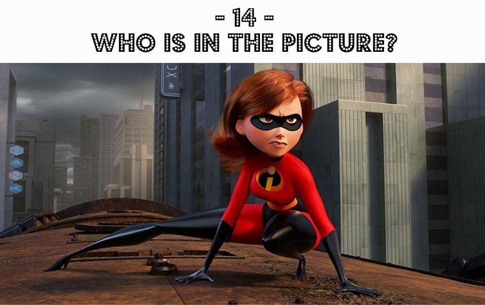 Quiz question 14 with Incredibles