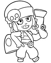 Penny picture for coloring
