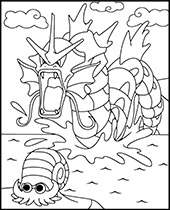 Gyarados Drawing Pikachu Coloring book Pokémon, pikachu, angle