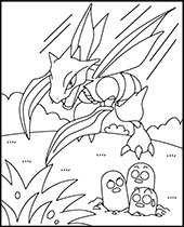 Pokemon coloring sheets forchildren