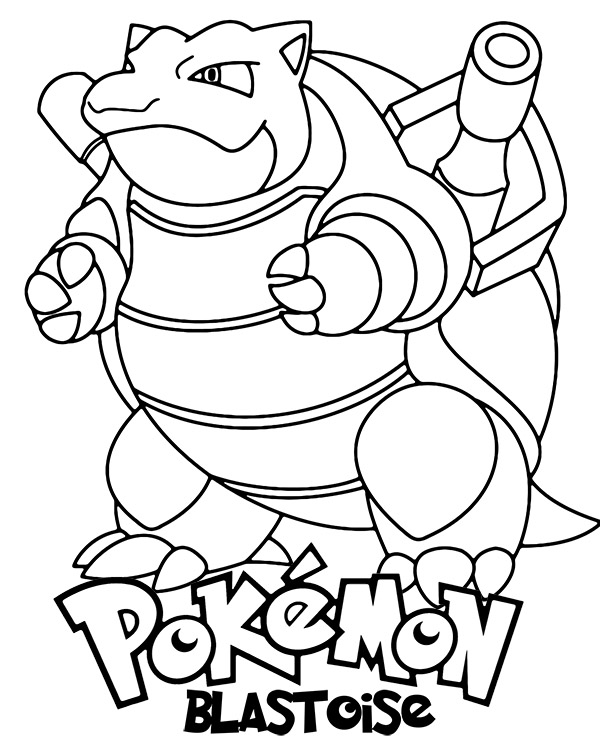 Free Pokemon coloring pages 