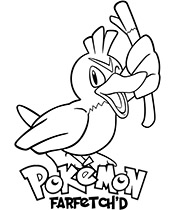 Farfetched Pokemon bird