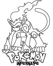 Infernape Pokemon  Pokemon coloring pages, Pokemon coloring, Free