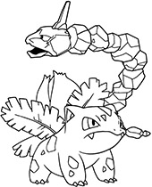 Onix Pokemon Coloring Page, Coloring Pages in 2023