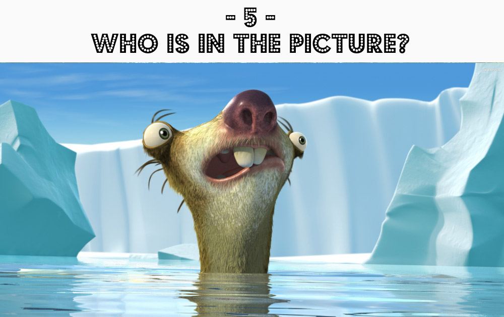 Quiz What cartoon character is in the picture - Sid