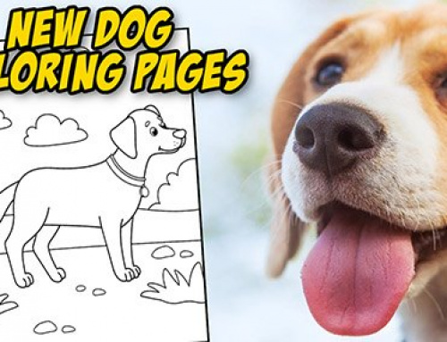 Top 40 dog coloring pages