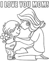 Printable Mother's Day coloring pages
