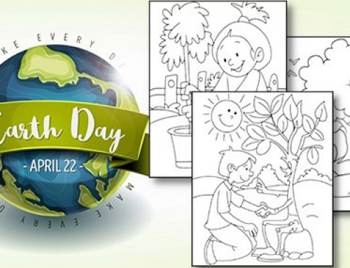 Free coloring pages for Earth Day