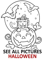 All Halloween coloring pages