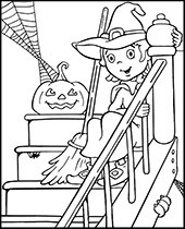 Printable Halloween coloring pages for children
