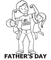 Father's day coloring pages category