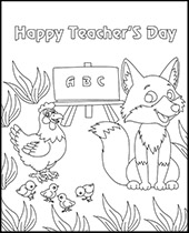 Printable picture for Teacher's Day