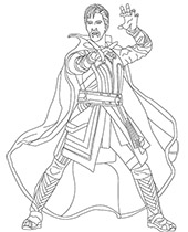 Avengers coloring pages Doctor Strange