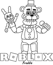 Coloriage Roblox Doors Figure - télécharger et imprimer gratuit sur