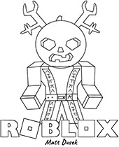 Roblox coloring sheets with Matt Dusek