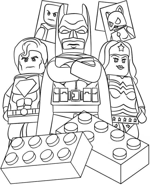 LEGO Coloring Pages Sheet LEGO Coloring Pages Sheet